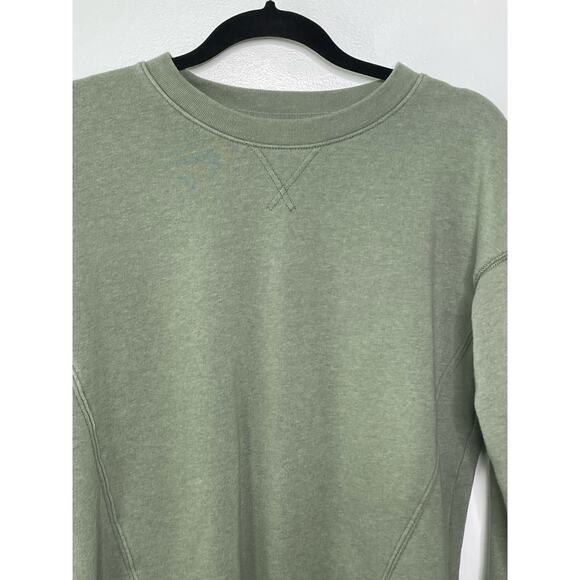 American Eagle Sweatshirt Ahh-Mazingly Soft Crewneck Knit Pullover Green XS - Picture 2 of 10
